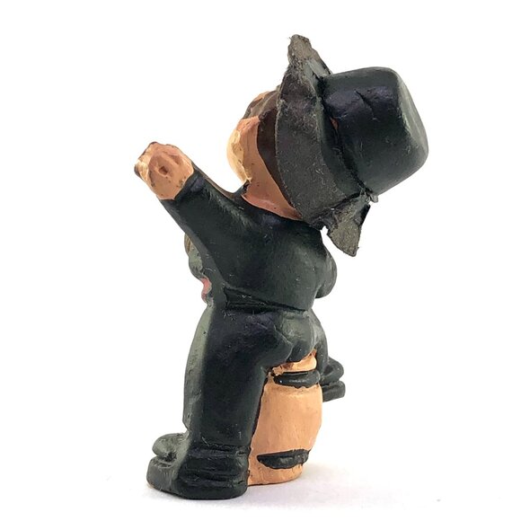 Vintage Spanish Terra Cotta Mud People Figurine Guitar Player Folk Dancing Clay - Picture 4 of 12